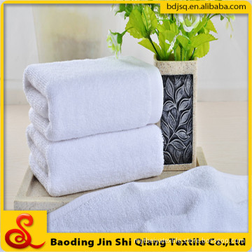 Customized Embroidery Logo Cotton White Hotel Towel Wholesale